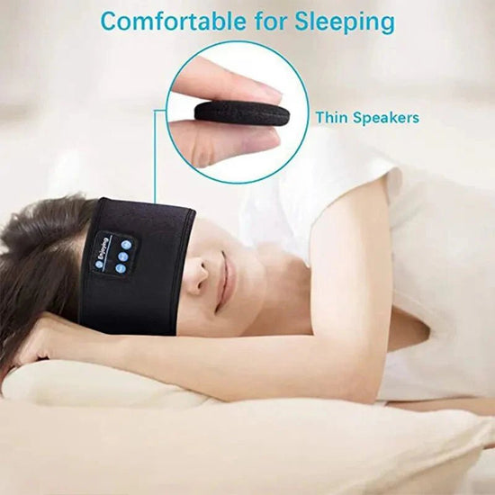Bluetooth Sleep Headband – Wireless Headphones, Built - In Speakers, Comfortable Fabric, 10 - Hour Battery Life - GadgetGrid