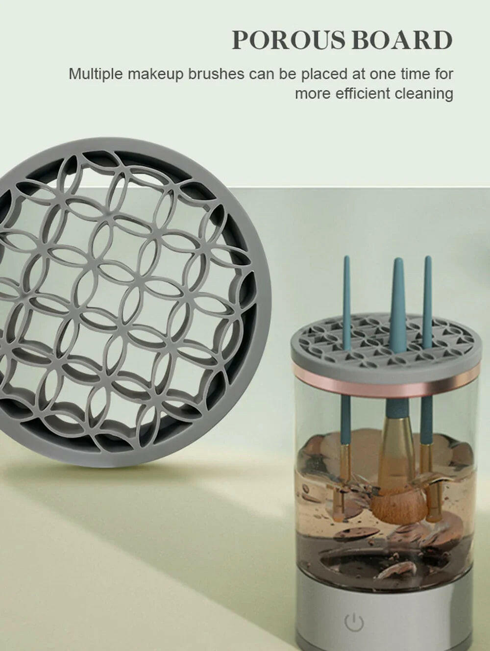 Automatic Brush Cleaner Electric Makeup Brush Cleaning Machine Fast Clean Dryer - GadgetGrid