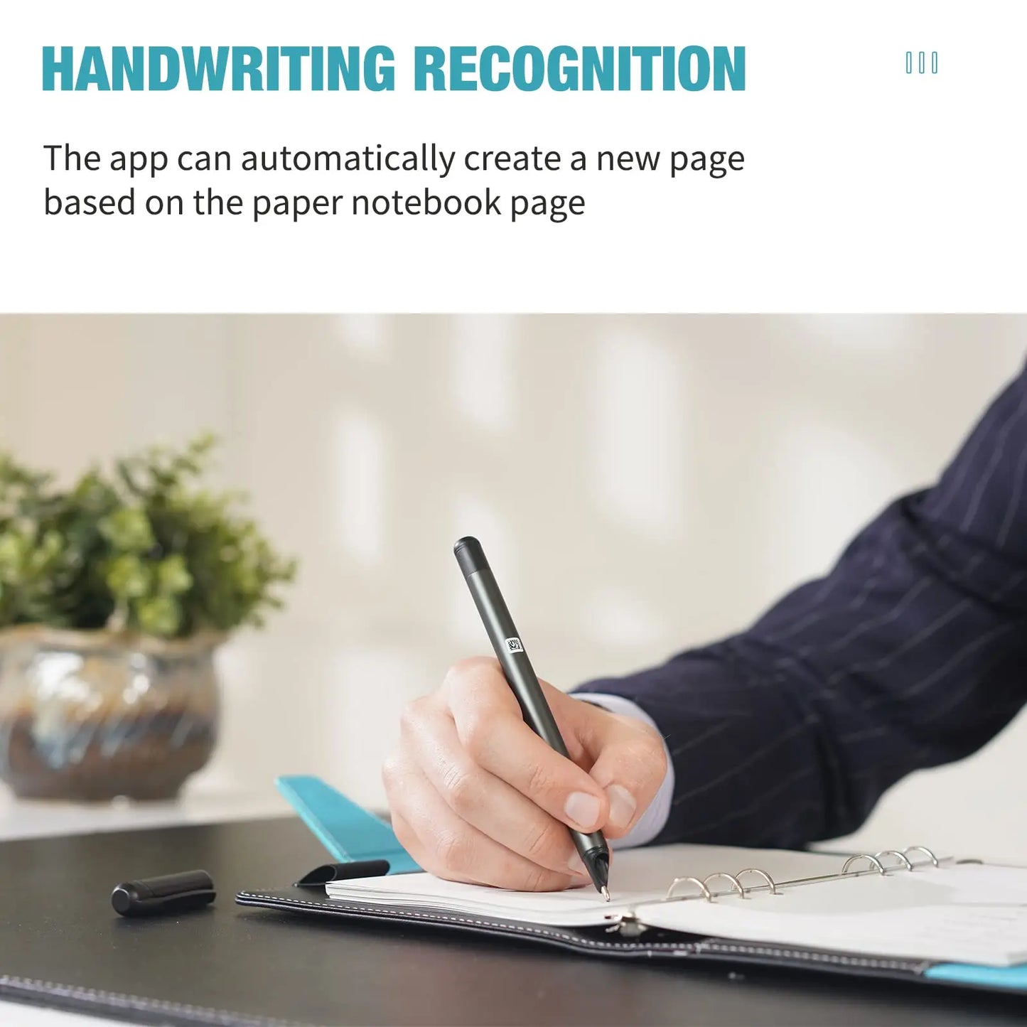 Smart Pen Set Smart Notebook OCR Digital Pen Sync Pen 3 for Student Designer Business Man Record Notes Voices Bluetooth Wireless - GadgetGrid