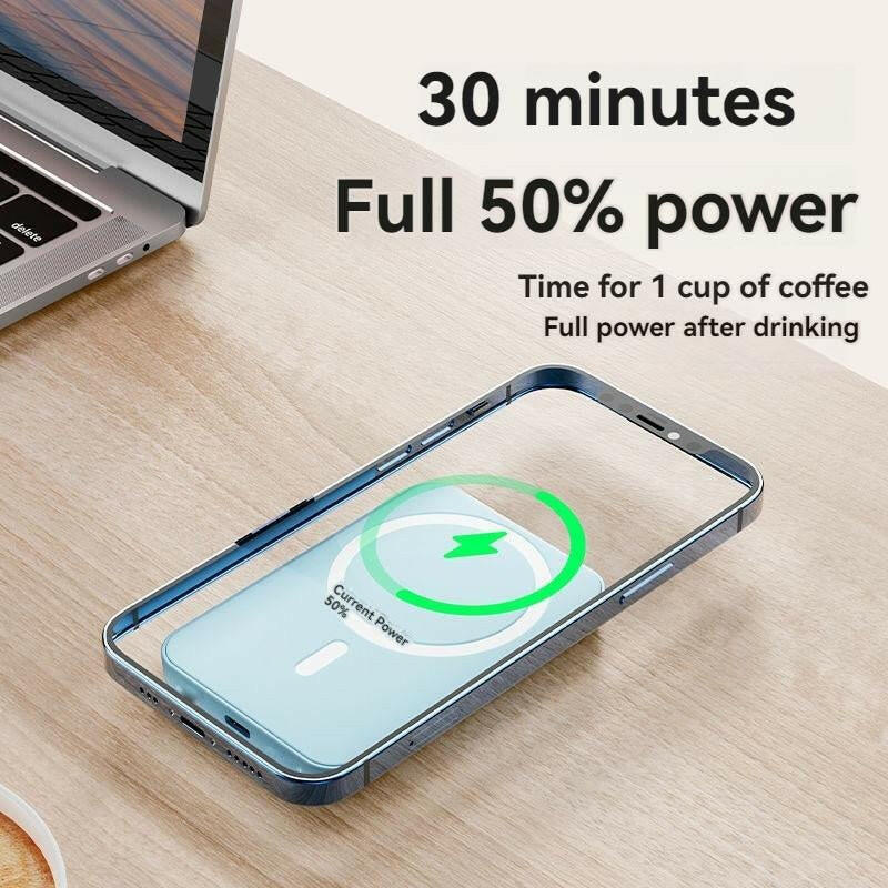 FloatCharge Power Bank Charger 2 in 1 10000Mah Mobile Power Magnetic Battery Pack for Iphone - GadgetGrid