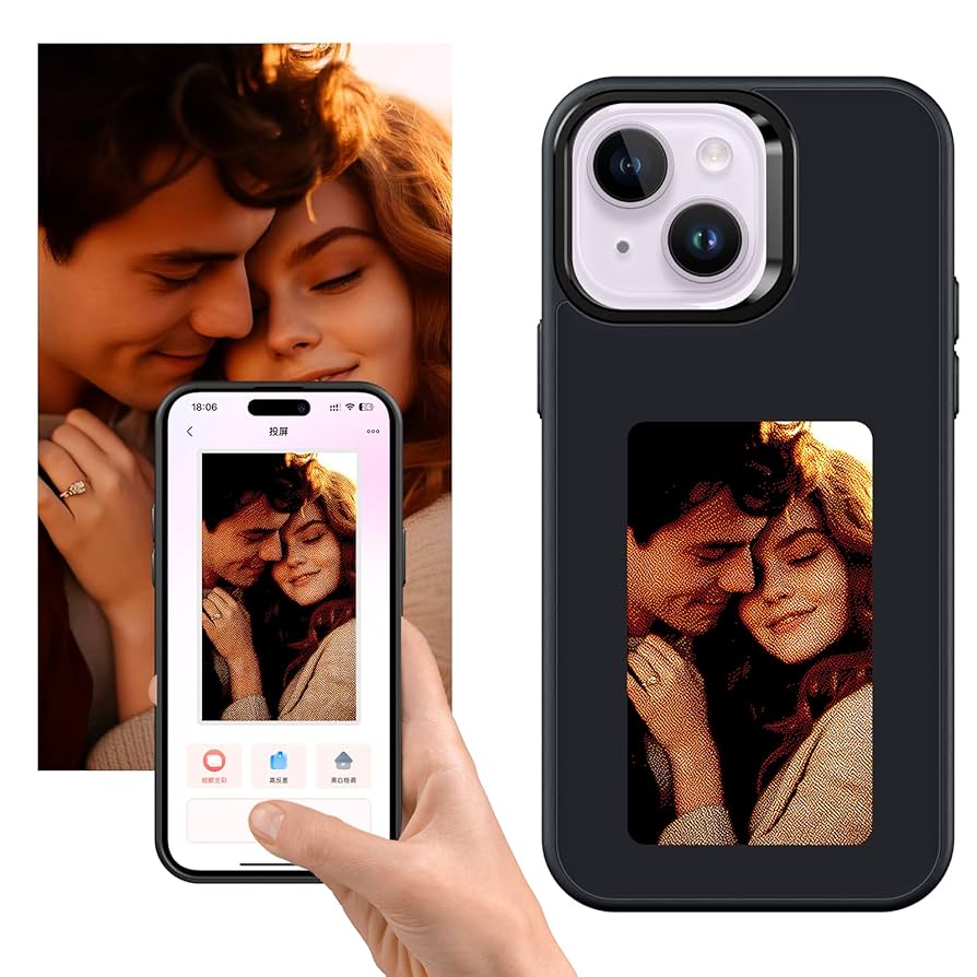 NFC Display Screen APP Smart Phone Case for Iphone - GadgetGrid