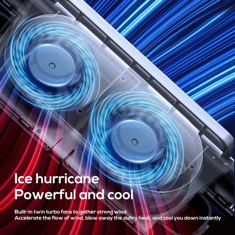 Car Headrest Cooling Air Fan 3 Speeds Adjustable Car Interior Rear Headrest Fan Cooler Air Cooling Fan Summer Car Accessories - GadgetGrid