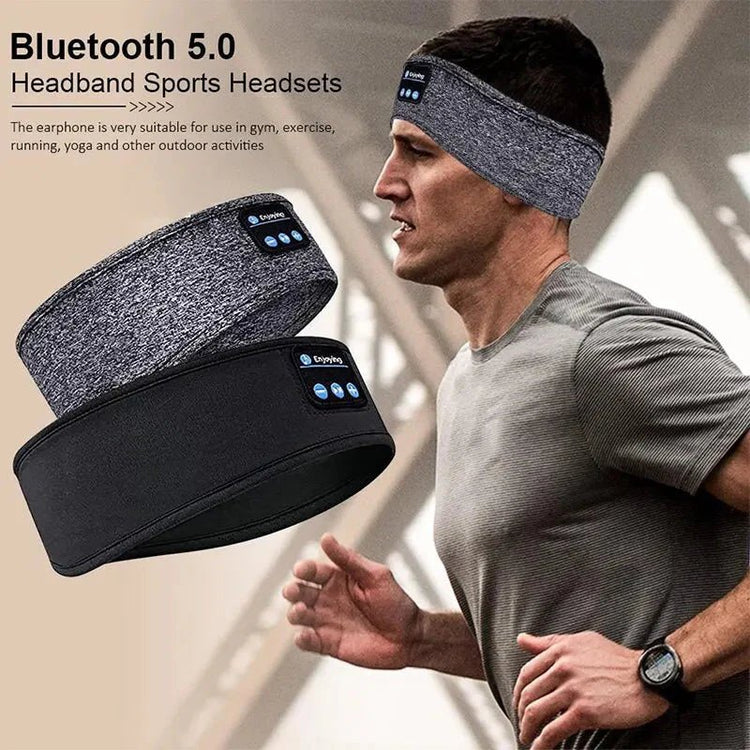Bluetooth Sleep Headband – Wireless Headphones, Built - In Speakers, Comfortable Fabric, 10 - Hour Battery Life - GadgetGrid