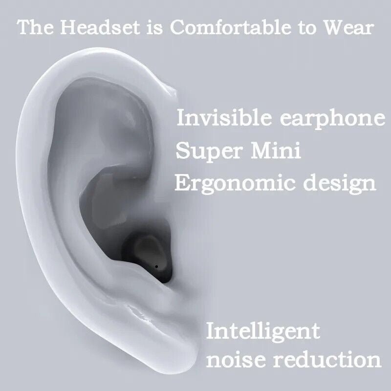 TWS Mini Earbuds Invisible Sleep Headphone - GadgetGrid