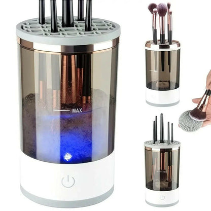 Automatic Brush Cleaner Electric Makeup Brush Cleaning Machine Fast Clean Dryer - GadgetGrid